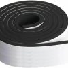 Home Improvement Dualplex | Neoprene Foam Strip Roll By Dualplex, 4\" Wide X10' Long 1/4\" Thick, Weather Seal High Density Stripping With Adhesive Backing Weather Strip Roll Insulation Foam Strips