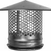 Home Improvement Repa Market | 8 Inch Round Roof Rain Cap Hvac Vent Galvanized Steel All Weather Chimney Cap Roof Top Round Roof Vent With Rubber Gasket For Perfect Insulation Vent Cover (8'' Inch)