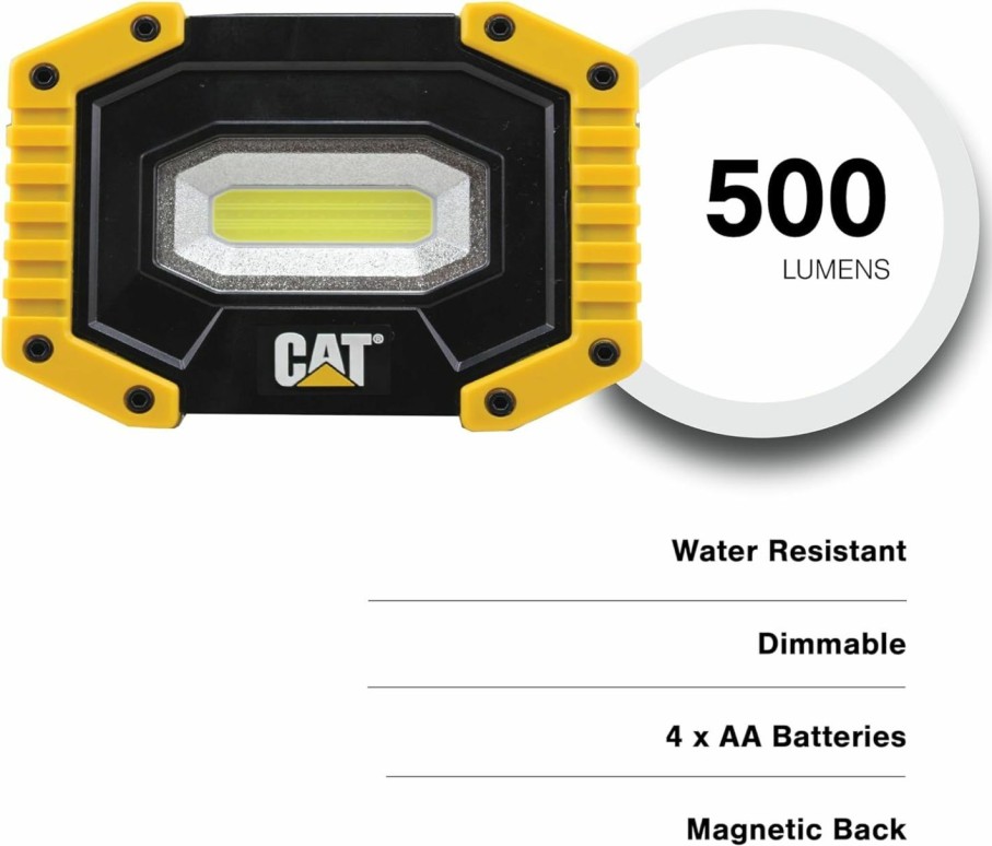 Home Improvement CAT Work Lights | Cat Ct5002Pk Super Bright Portable Compact Led Work Site Lighting (Pack Of 2)