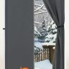 Home Improvement Okayavo | Magnetic Thermal Insulated Door Curtain,Thicker Layered Fabric&Full Strip Magnets,Temporary Doorway Cover Curtains, Self-Closing Privacy Magnetic Screen Door,Door Window Insulation Kit For Winter