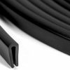 Home Improvement Tintvent | Tintvent Rubber Edge Trim Black, U Channel Pvc Plastic, Metal Edge Protector Fit For 0.16\", 10Ft(118In)