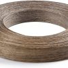 Home Improvement MOLIGOU | Moligou Walnut Wood Veneer Roll, 2" 50' Plywood Edge Banding Strips, Flexible Veneer Edging With Adhesive Back