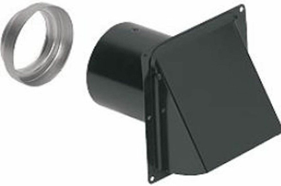 Home Improvement Broan-NuTone | Wall Cap Fits 3" Or 4" Round Duct Includes 3" To 4" Round Transition Included For Versatility