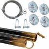 Home Improvement Wynn Hardware | Wynn Hardware Heavy-Duty Double-Looped Garage Door Extension Springs Bundle 100 Lb (Tan) Springs, 3" Pulleys, And Extension Cables For 7' Feet Garage Door | Garage Door Hardware Parts