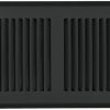 Home Improvement Rocky Mountain Goods | Rocky Mountain Goods 4" X 10" Black Floor Register Vent - Heavy Duty Steel Floor Vent With Easy Adjust Airflow Lever (1)