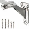 Home Improvement Cosnys | Cosnys 3 Pack Brushed Nickel Handrail Bracket,Handrail Stair Brackets 3\" Heavy Duty Support Hardware Stairways, Handrail Brackets For Indoor Stairs With Screws,Stair Railing Bracket Railing Bracket