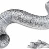 Home Improvement RAINHOL | Dryer Vent Hose For Tight Space With 4 Clamps, 4 Inch 8 Feet Aluminum Foil Flexible Portable Exhaust Duct Pipe For Hvac Ventilation Non-Insulated