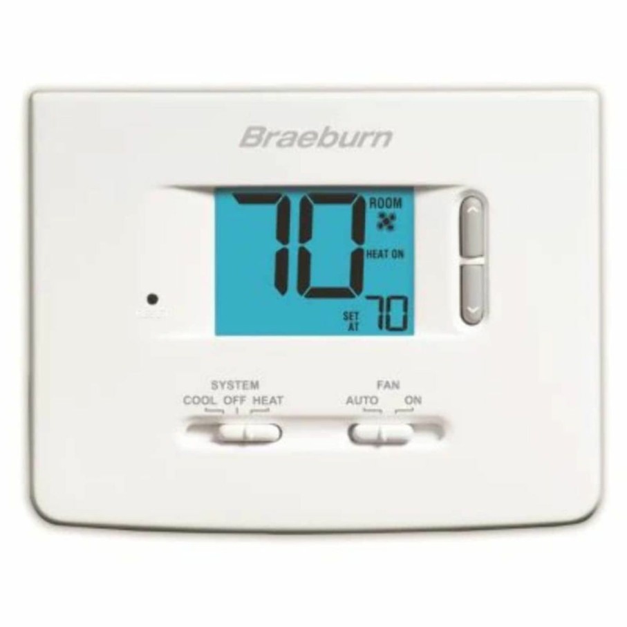 Home Improvement Braeburn | Braeburn 1020Nc Thermostat, Non-Programmable, 1H/1C