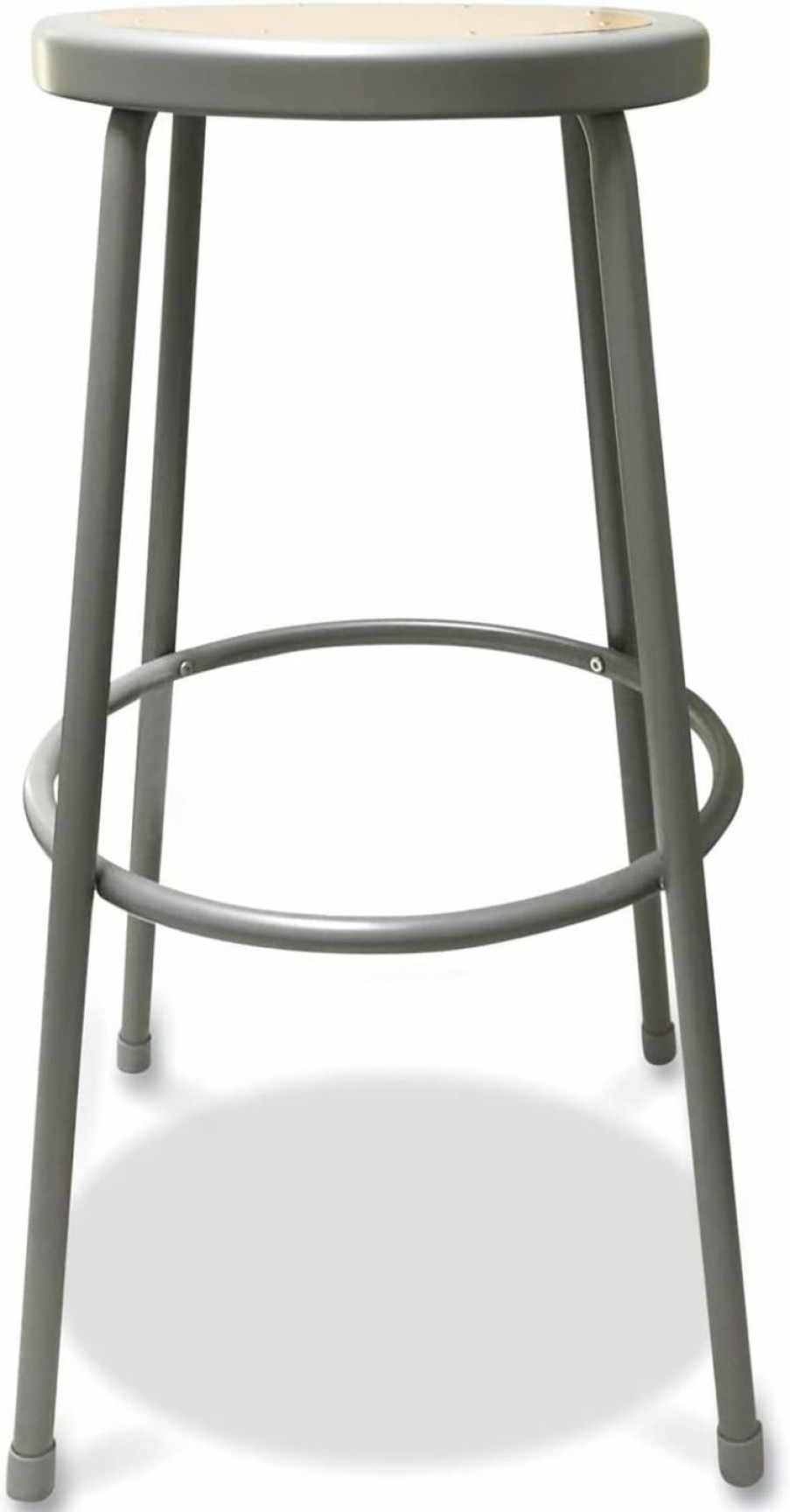 Home Improvement Alera | Alera Aleis6630G 30 In. Seat Height Backless Industrial Metal Shop Stool - Brown