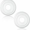 Home Improvement Cunno | 2 Pieces Lighting Pu Ceiling Medallion Ceiling Cover Plate Ceiling Fan Medallion Home Lighting Ceiling Medallions For Light Fixtures Ceiling Light Trim, 12 Inch Od X 3.5 Inch Id (White)