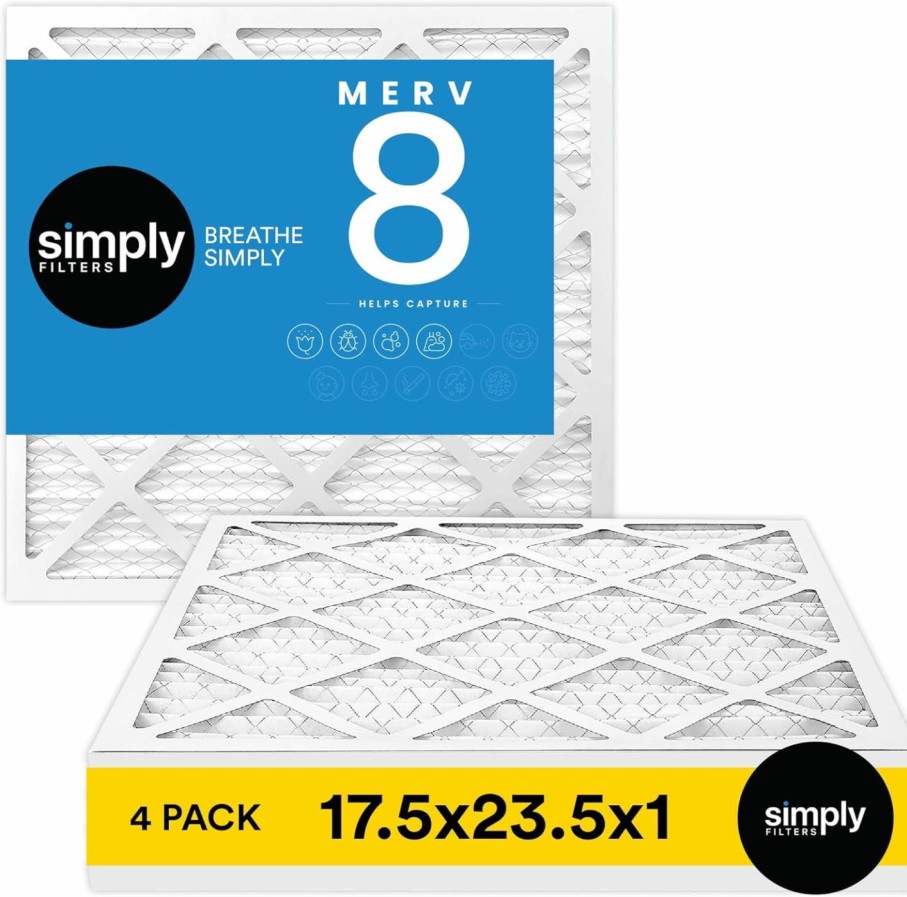 Home Improvement MervFilters | Simply By Mervfilters, 14X20X1 Air Filter, Merv 8, Mpr 600, Ac Furnace Air Filter, 4 Pack