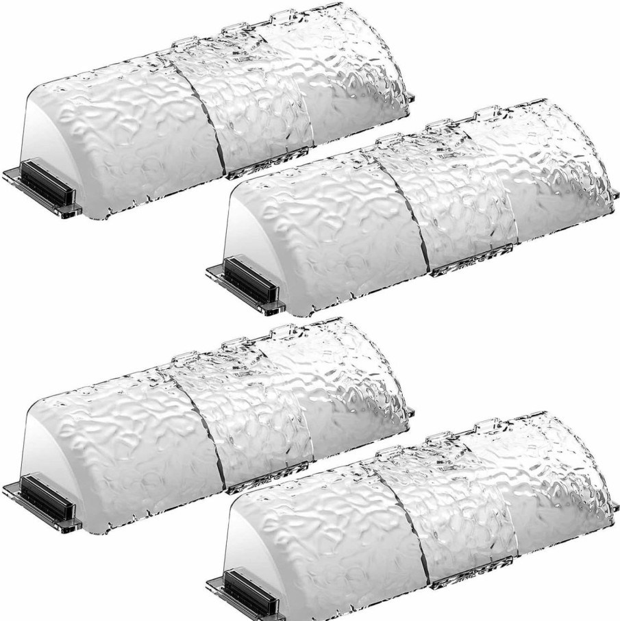 Home Improvement Wea&Hea | 2 Pack Adjustable Air Vent Deflector, 9"-15" Transparent Deflector For Ceiling Registers, Floor, Sidewall (2)