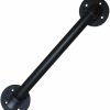 Home Improvement Hanone | Wall Handrail 3Ft Section For Stairs Steps 1.3 Thickened Dark Iron Easy Install For Outdoor Indoor Stairs Porch Deck Hand Rail (Black)