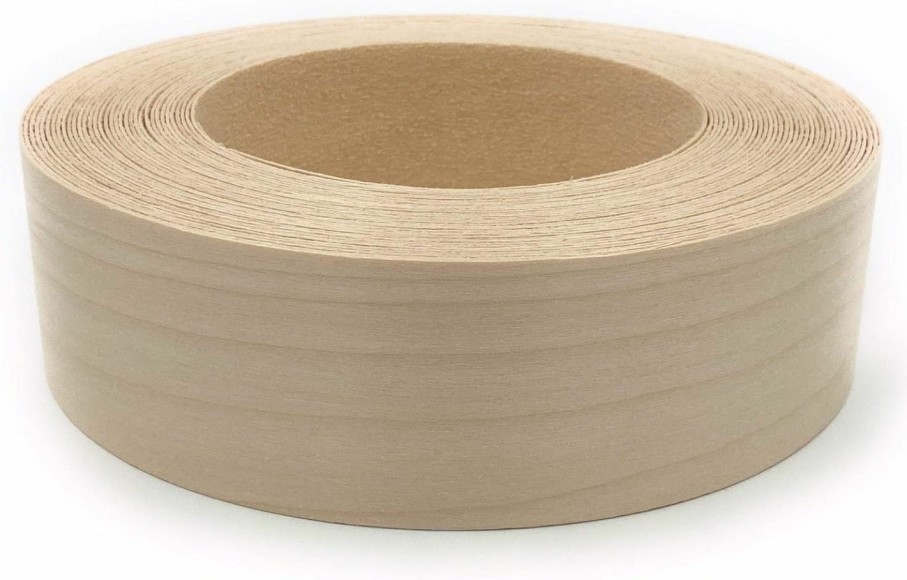 Home Improvement Edge Supply | Edge Supply Birch 3\" X 25 Ft Roll, Wood Veneer Edge Banding Preglued, Iron On With Hot Melt Adhesive, Flexible Wood Tape Sanded To Perfection. Easy Application, Made In Usa