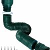 Home Improvement plusgutter | Plusgutter Green1-Pack Rain Gutter Downspout Extensions Flexible, Drain Downspout Extender,Down Spout Drain Extender, Gutter Connector Rainwater Drainage,Extendable From 21 To 60 Inches.