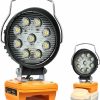 Home Improvement Edtran | Cordless Led Work Light For Makita 18V Battery,Battery Powered Flood Lights For Makita Light 27W Compact Lighting,Portable Spotlight With Type C & Usb Charge (No Battery)