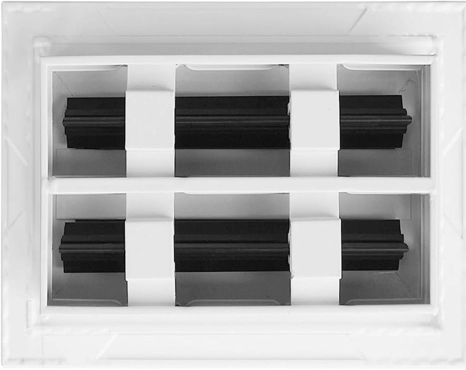 Home Improvement BUILDMART | Buildmart - 6X4 Modern Ac Vent Cover - Decorative White Air Vent - Standard Linear Slot Diffuser - Register Grille For Ceiling, Walls & Floors - Texas Buildmart