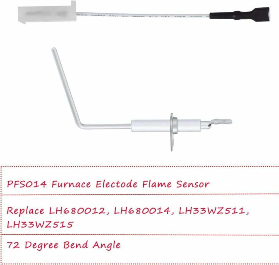 Home Improvement Wddby | Pfs014 Lh33Wz515 Furnace Electode Flame Sensor Compatible With Carrier Bryant Payne Furnace Lh33Wz511 Lh680012 Lh680014