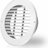 Home Improvement AC Infinity | Ac Infinity Wall-Mount Duct Grille Vent For 8-Inch Ducting, White Metal, Heating Cooling Ventilation And Exhaust