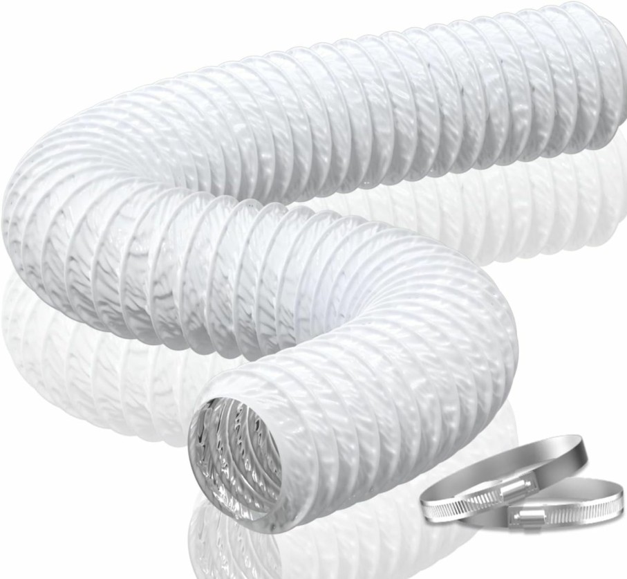 Home Improvement Hon&Guan | Hon&Guan 3 Inch Dryer Vent Hose 16 Ft, Flexible Pvc Air Dcuting For Hvac Ventilation Fan