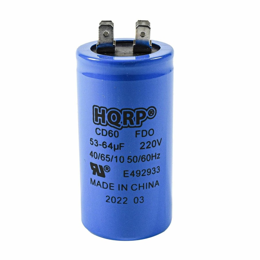 Home Improvement HQRP | Hqrp Start Capacitor Compatible With Liftmaster 30B363 30B532 30B532-1 Chamberlain, Sears Craftsman, Master Mechanic 1/2 Hp Garage Door Opener 53-64Mfd 53-64Uf 220V Cd60