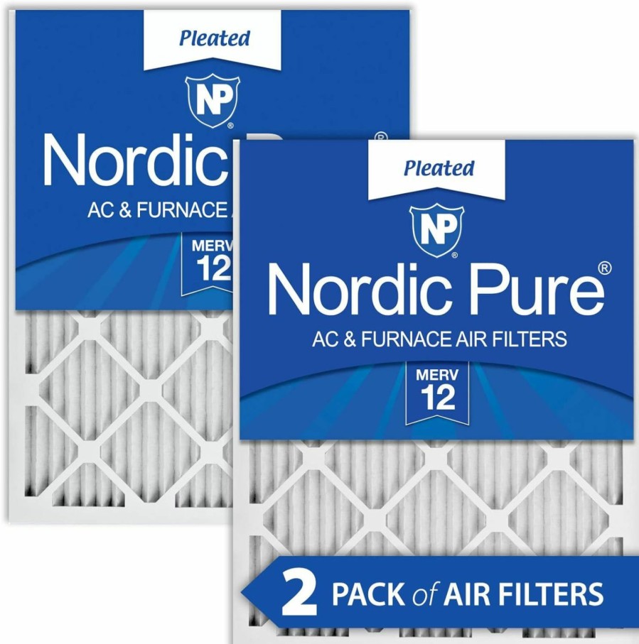 Home Improvement Nordic Pure | Nordic Pure 15X20X1 (14 1/2 X 19 1/2 X 3/4) Pleated Merv 12 Air Filters 6 Pack