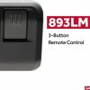 Home Improvement liftmaster | Liftmaster Garage Remote 893Lm One Button Myq.