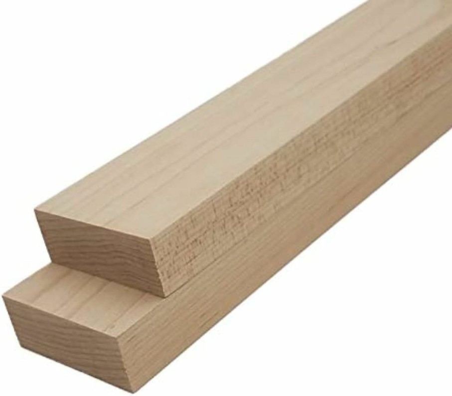 Home Improvement Barrington Hardwoods | Maple Lumber Boards - 3/4\" X 2\" (4 Pcs) (3/4\" X 2\" X 12\")