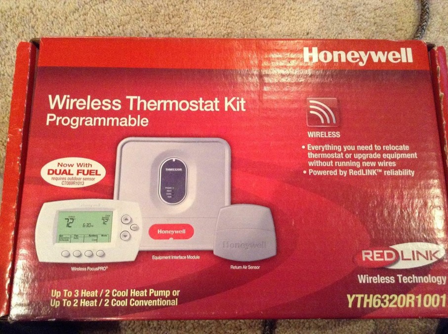 Home Improvement Honeywell | Honeywell Yth6320R1001, Programmable Redlink Enabled Wireless Focuspro Thermostat Kit, 1, White