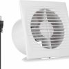 Home Improvement HG Power | Hg Power 6 Inch Reversible Exhaust Fan With Remote Control, Two-Way Exhaust Fan With Mesh Screens, Small Exhaust Fan For Window Wall Ceiling Mount, Garage Basement Shed Use, White