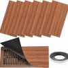 Home Improvement Shihanee | 6 Pcs Magnetic Vent Covers For Home Floor Vent Covers With Magnetic Strip Compatible With All Materials For Floor Wall Ceiling Vents Rv Hvac Air Registers Furnace (Wood Grain Color,5.5 X 12 Inch)