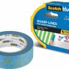 Home Improvement Scotch Painter's Tape | Scotchblue 2093-36Ec Painters Tape, 1.41 Inches X 60 Yards, 2093, 1 Roll, Blue