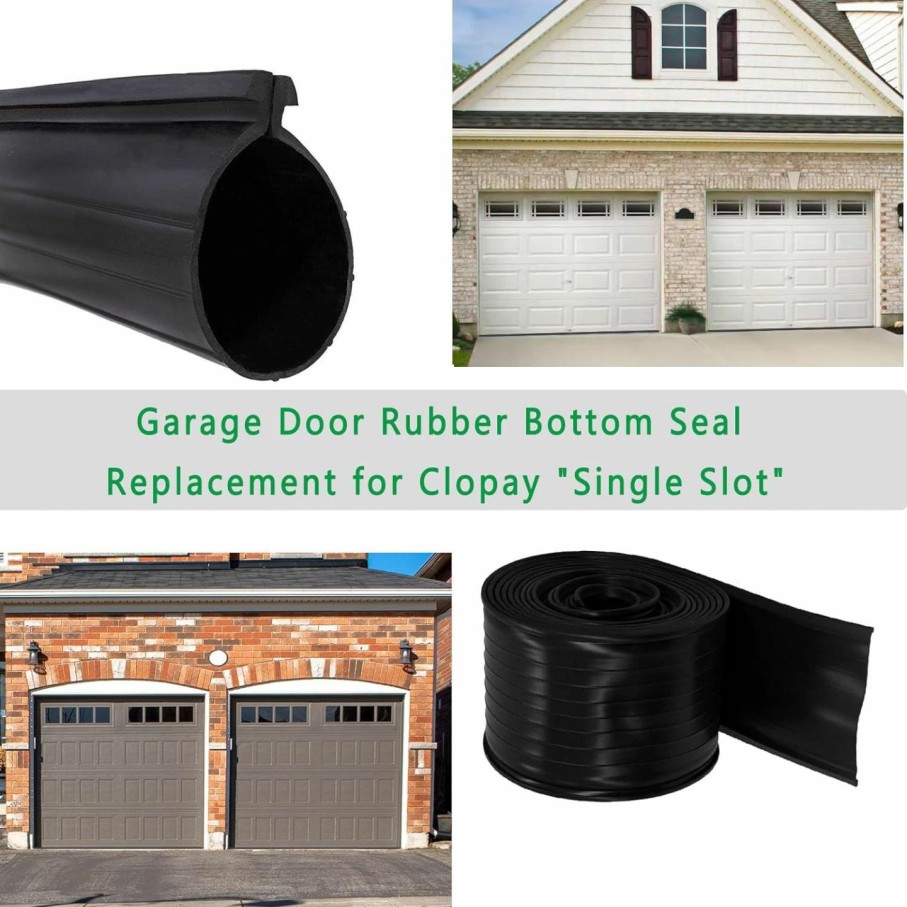 Home Improvement Earthtec | For Clopay Garage Door Rubber Bottom Weather Seal 18'