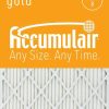 Home Improvement Accumulair | Accumulair Gold 21X22X1 (Actual Size) Merv 8 Air Filter/Furnace Filter (2 Pack)