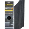 Home Improvement Affinity | Anti-Slip Tape - Premium 8 Pre-Cut Strips, Black 80 Grit Slip Resistant Safety Treads - 2 Inch X 12 Inch Rounded Corners - Right Size And Ready To Use For Easy Application