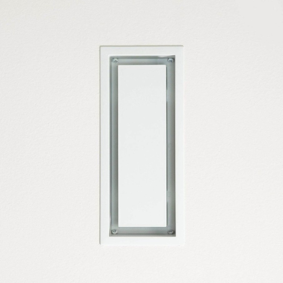 Home Improvement Aria Vent Inc. | Aria Vent Drywall Lite Frame - Air Register (4X10 Inch), Satin White