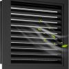 Home Improvement Zepoty | Zepoty 12\" X 12\" Gable Vent - Premium Aluminum, Sturdy & Stylish Shed Vents With Screen, Effectively Removing Heat And Humidity - Ideal For Ventilation In Houses [Inside Dimensions: 10\" X 10\"]