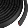 Home Improvement LSGCQ | Rubber Edge Trim U Channel Rubber Seal Strip Self-Adhesive Rubber Edge Protector Trim Fit 1/8\" Edge, 10Ft, Black