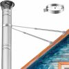 Home Improvement yianteng | 6\" Extended Roof Bracket Kit, Adjustable Extended Roof Brace For Securing 6\" Diameter Stove Pipe, Providing Stability To The Chimney Against Wind And Snow